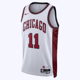 Chicago Bulls Demar Derozan 11 Nike 2022-23 City Edition Valkoinen Pelipaidat Swingman - Miesten